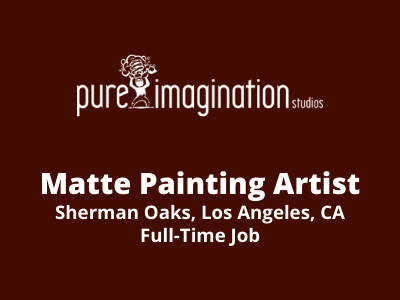 Matte Painting Artist required at PIStudios Photoshop Maya Nuke