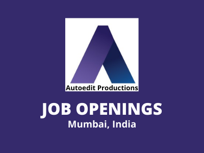 Multiple job openings at Autoedit Productions