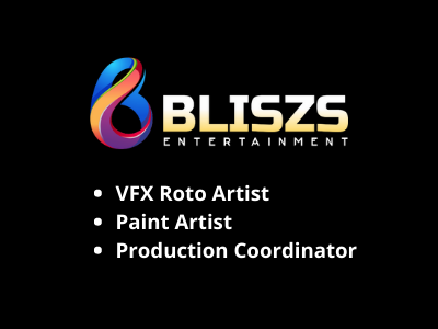 Multiple job openings at Bliszs Entertainment