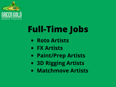 Green Gold Animation Jobs