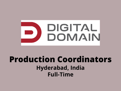 Production Coordinators job at Digital Domain