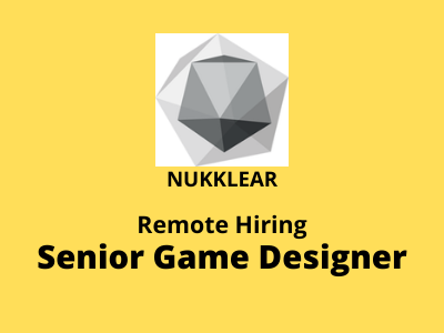 Remote job Senior Game Designer at NUKKLEAR