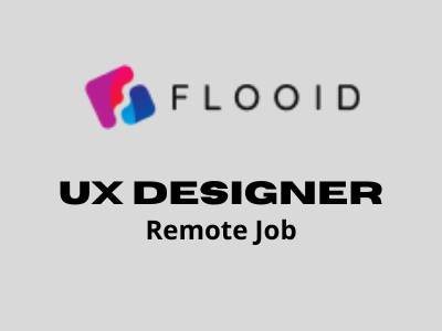 Remote job for UX Designer (Team Lead) 