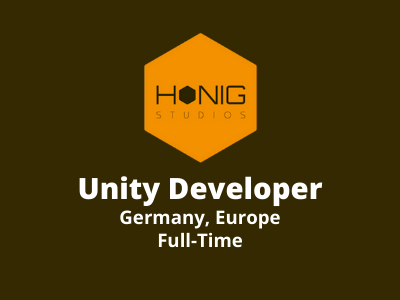 Unity Developer required at Honig Studios