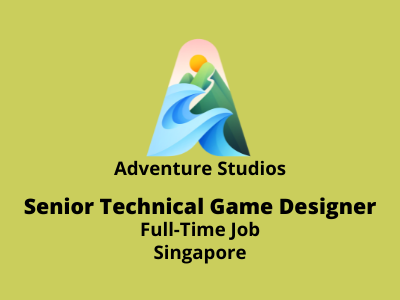 Adventure Studios hiring Technical Game Designer