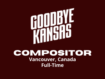 Goodbye Kansas Studios hiring Compositor