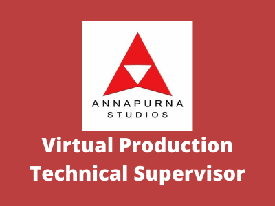 Job for Virtual Production Technical Supervisor
