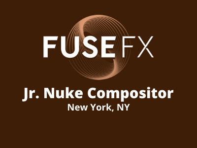 Jr. Nuke Compositor required at FuseFX Studio
