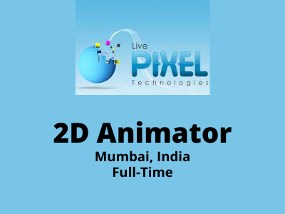 Live Pixel Technologies is hiring 2D Animators - Flash or Animate