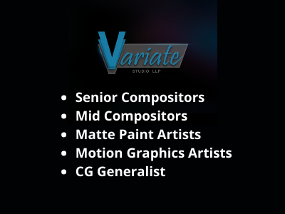 Multiple full-time job openings at Variate Studio