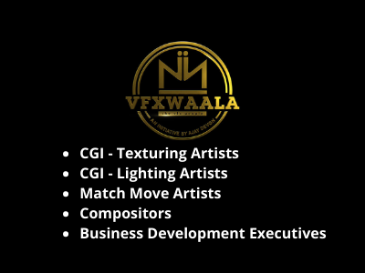 Multiple job openings at NY VFXWAALA Studio