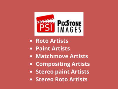 Multiple job openings at Pixstone Images Pvt Ltd