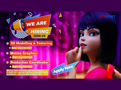Multiple job openings at Prismart Productions