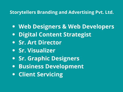 Multiple job openings at Storytellers Branding