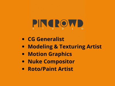 Pincrowd Studio has multiple job openings