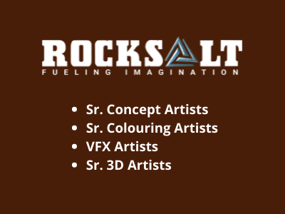 Rocksalt Interactive Games studio hiring Artists