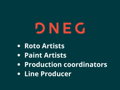 Roto & paint artists required at DNEG Stereo