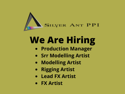 Silver Ant PPI studio has multiple job openings