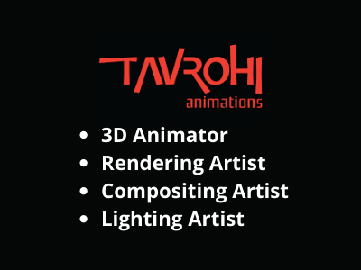 Tavrohi Animations has multiple job openings
