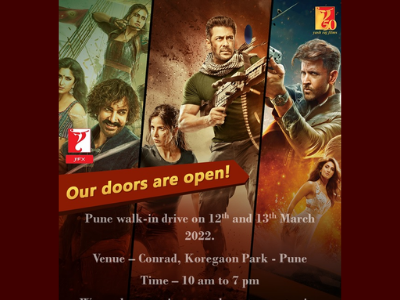 Walk-in drive in yFX Studios Pvt Ltd, Pune