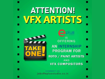 ePlus Studios is offering internship for VFX Artists