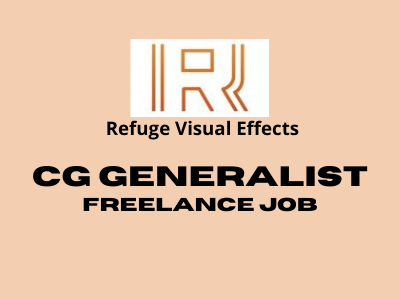 Freelance CG Generalist required at Refuge Studio