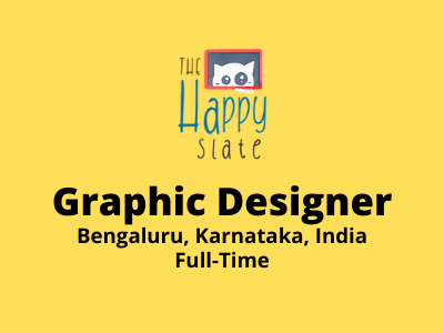 Graphic Designer required at The Happy Slate