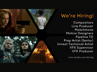 Multiple full-time job opening at NVIZ Studio