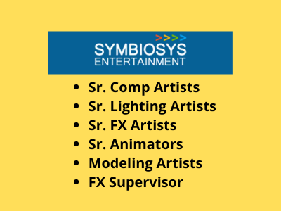 Multiple job openings at Symbiosys Entertainment