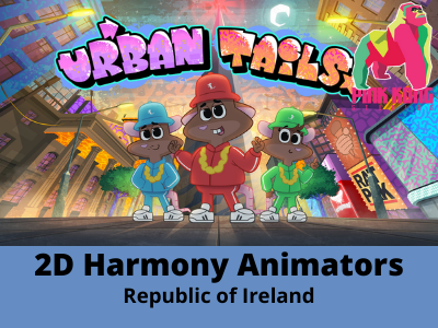 2D Harmony Animators required at Pink Kong Studios