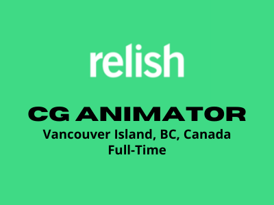 CG Animator is required at Relish Studio