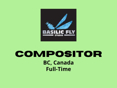 Compositor required at Basilic Fly Studios
