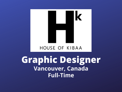 Graphic Designer required at House of Kibaa