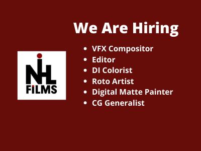 Multiple full-time job openings at Nihal Films Studio