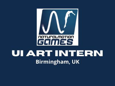NaturalMotion is looking for UI Art Intern - 12 months internship