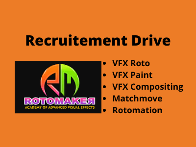 Recruitement drive at Rotomaker VFX Studio