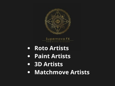 SupernovaFX Studios hiring for multiple job opening