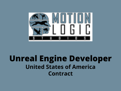 Unreal Engine Developer job at Motion Logic Studios