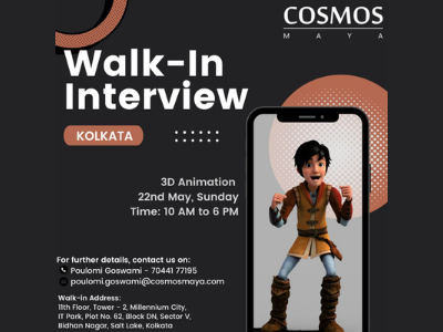 Walk-In-Interview at Cosmos Maya Studio
