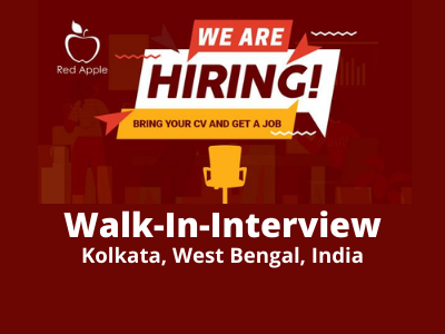 Walk-in-interview at Red Apple Technologies