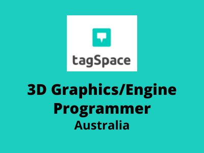 tagSpace studio is hiring 3D Graphics Engine Programmer