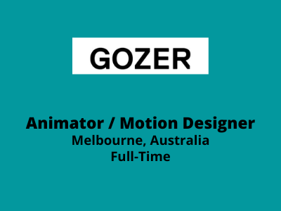 Animator Motion Designer required at Gozer Media