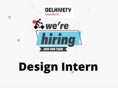 Delhivery is looking for Design Interns