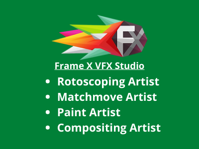 Latest Job Openings At FRAME X VFX Studio - FX, VFX, HR