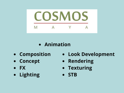 Full-time Animation Artists required at Cosmos Maya - Mumbai
