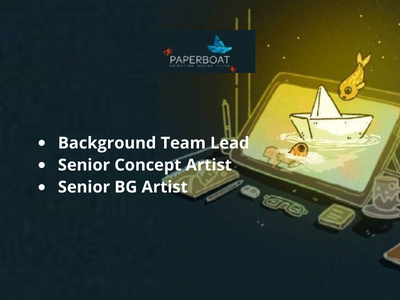 Full-time job openings at Paperboat Design Studios