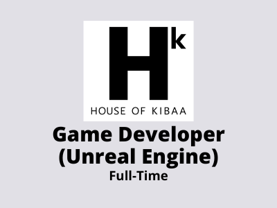 Game Developer required at House of Kibaa