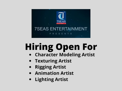 Hiring open at 7Seas Entertainment Gaming company