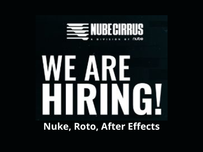 Huge job openings at Nube Cirrus Studio