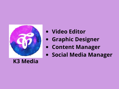 K3 Media & Publishing multiple job openings
